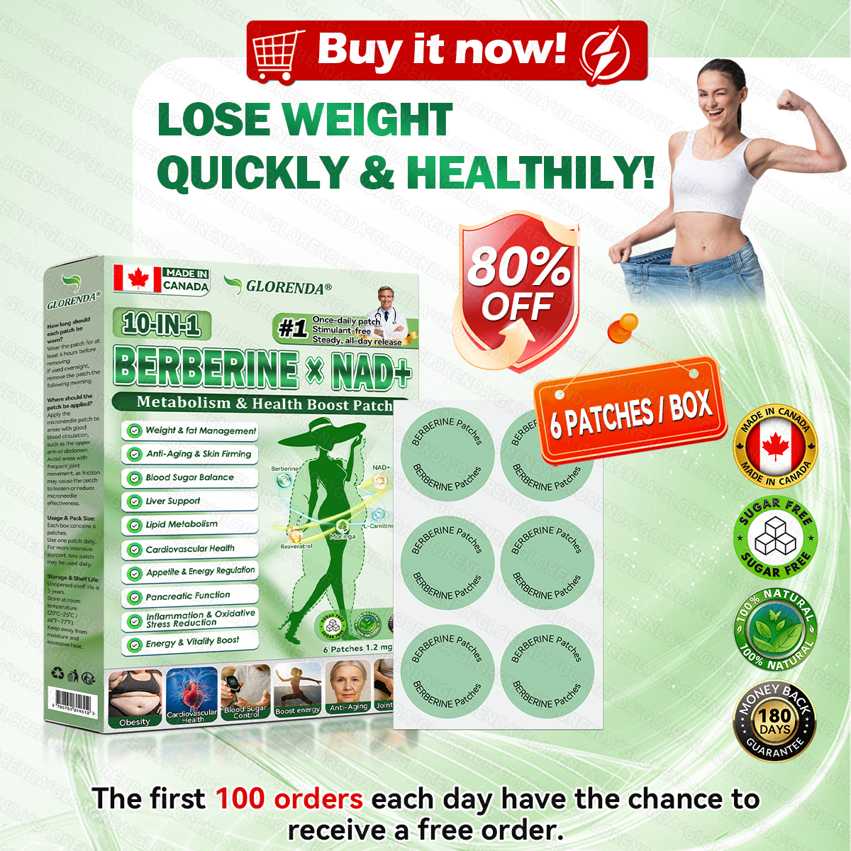 Quality Tested & Verified 🍃🛡️𝐆𝐋𝗢𝗥𝗘𝗡𝗗𝑨® 𝗕𝗲𝗿𝗯𝗲𝗿𝗶𝐧𝐞 𝐌𝐮𝐥𝗹𝘁𝗶-𝗣𝗮𝘁𝙝𝙬𝙖𝙮 𝙈𝒆𝒕𝒂𝒃𝒐𝒍𝐢𝐜 𝐏𝐚𝐭𝗰𝗵🇨🇦(𝐉𝐮𝐬𝐭 𝐨𝐧𝐜𝐞 𝐚 𝐝𝐚𝐲, 𝐯𝐢𝐬𝐢𝐛𝐥𝐞 𝐜𝐡𝐚𝐧𝐠𝐞𝐬 𝐢𝐧 𝟕 𝐝𝐚𝐲𝐬） ✅ 𝐅𝐨𝐫 𝐨𝐛𝐞𝐬𝐢𝐭𝐲, 🅛🅞🅞🅢🅔 🅢🅚🅘🅝,𝐝𝐢𝐚𝐛𝐞𝐭𝐞𝐬, 𝐬𝐥𝐞𝐞𝐩 𝐚𝐩𝐧𝐞𝐚, 𝐣𝐨𝐢𝐧𝐭 𝐢𝐬𝐬𝐮𝐞𝐬, 𝐚𝐧𝐝 𝐦𝐨𝐫𝐞