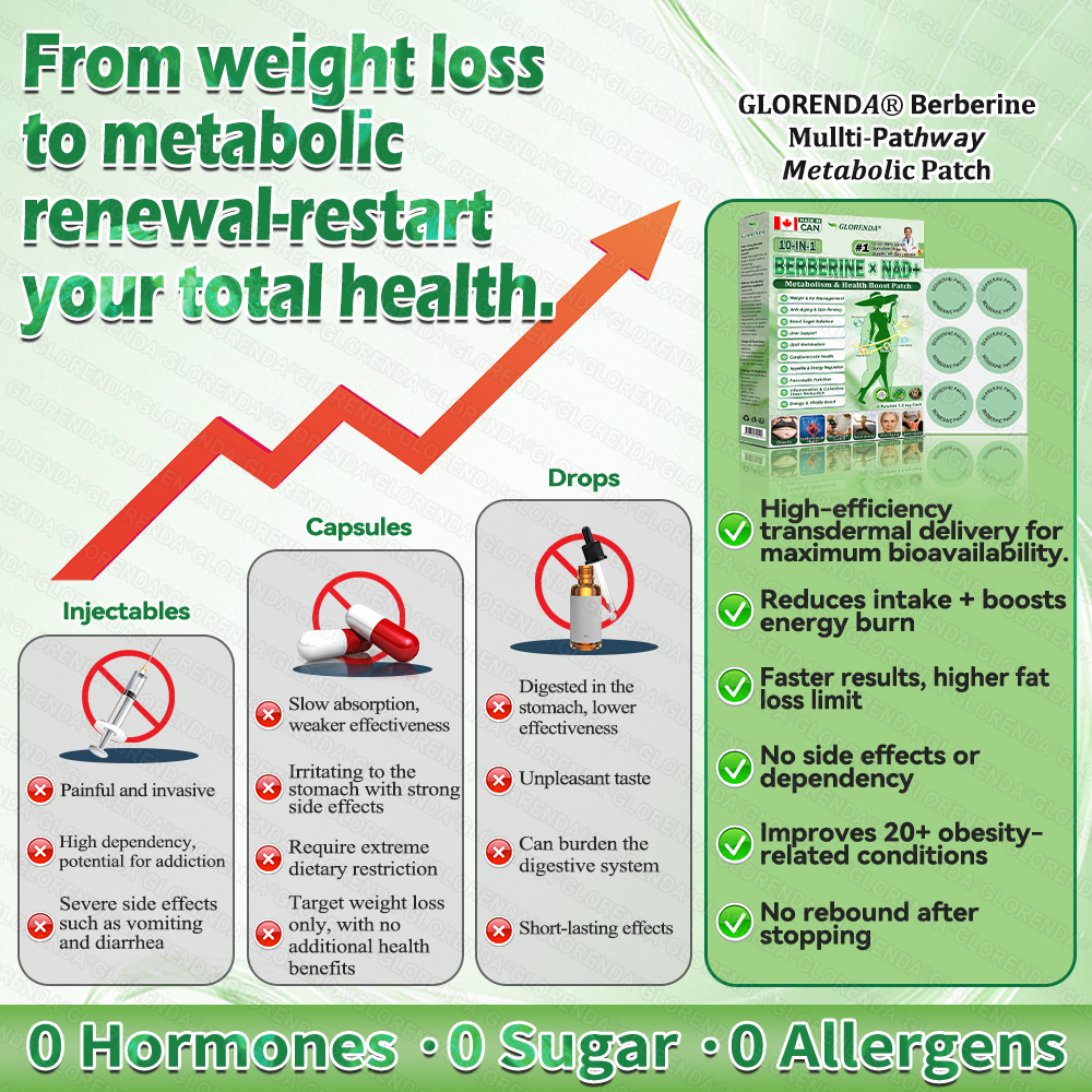 Quality Tested & Verified 🍃🛡️𝐆𝐋𝗢𝗥𝗘𝗡𝗗𝑨® 𝗕𝗲𝗿𝗯𝗲𝗿𝗶𝐧𝐞 𝐌𝐮𝐥𝗹𝘁𝗶-𝗣𝗮𝘁𝙝𝙬𝙖𝙮 𝙈𝒆𝒕𝒂𝒃𝒐𝒍𝐢𝐜 𝐏𝐚𝐭𝗰𝗵🇨🇦(𝐉𝐮𝐬𝐭 𝐨𝐧𝐜𝐞 𝐚 𝐝𝐚𝐲, 𝐯𝐢𝐬𝐢𝐛𝐥𝐞 𝐜𝐡𝐚𝐧𝐠𝐞𝐬 𝐢𝐧 𝟕 𝐝𝐚𝐲𝐬） ✅ 𝐅𝐨𝐫 𝐨𝐛𝐞𝐬𝐢𝐭𝐲, 🅛🅞🅞🅢🅔 🅢🅚🅘🅝,𝐝𝐢𝐚𝐛𝐞𝐭𝐞𝐬, 𝐬𝐥𝐞𝐞𝐩 𝐚𝐩𝐧𝐞𝐚, 𝐣𝐨𝐢𝐧𝐭 𝐢𝐬𝐬𝐮𝐞𝐬, 𝐚𝐧𝐝 𝐦𝐨𝐫𝐞